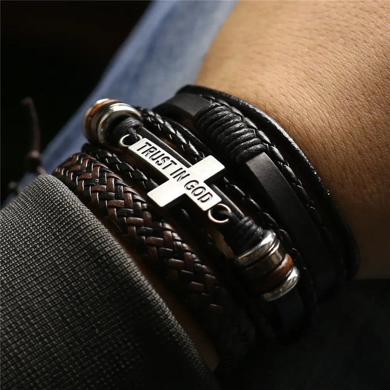 Bracelete 3pcs Masculino BestyMan REF 292