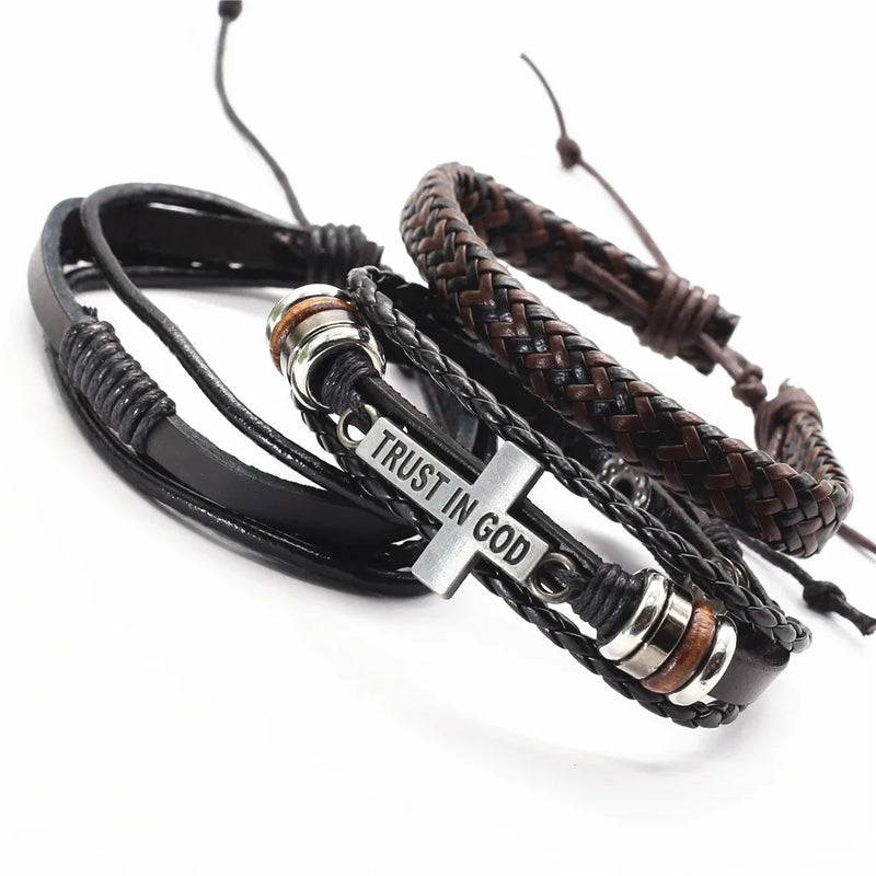 Bracelete 3pcs Masculino BestyMan REF 292