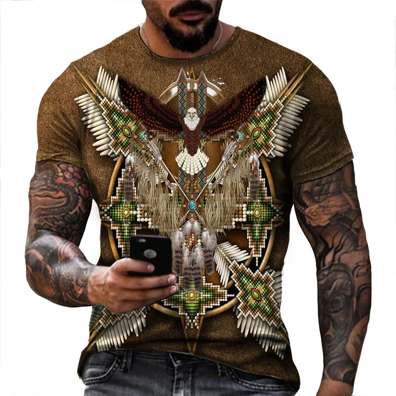 Camiseta Masculina Indígena BestyMan REF 660